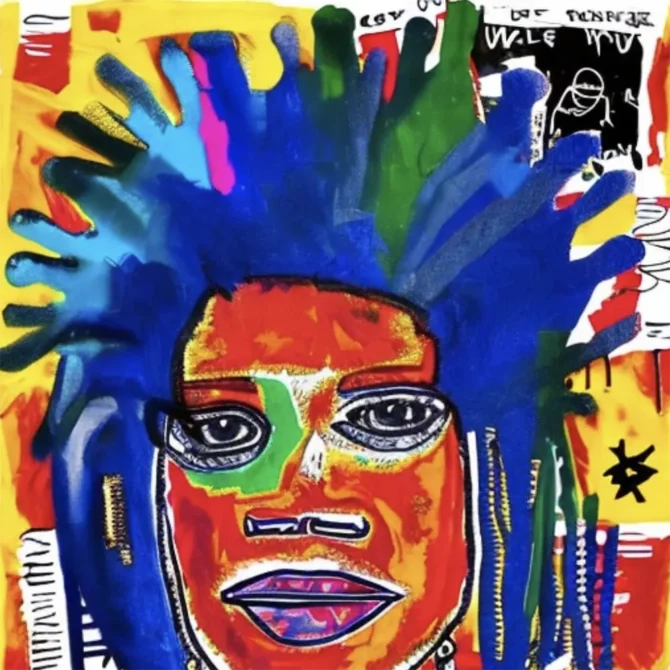 Rihanna in the style of Jean-Michel Basquiat     21
