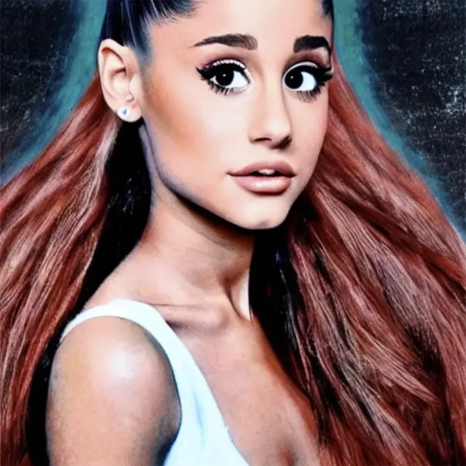 Ariana Grande in the style of Michelangelo 10 - Artists Meet Artists