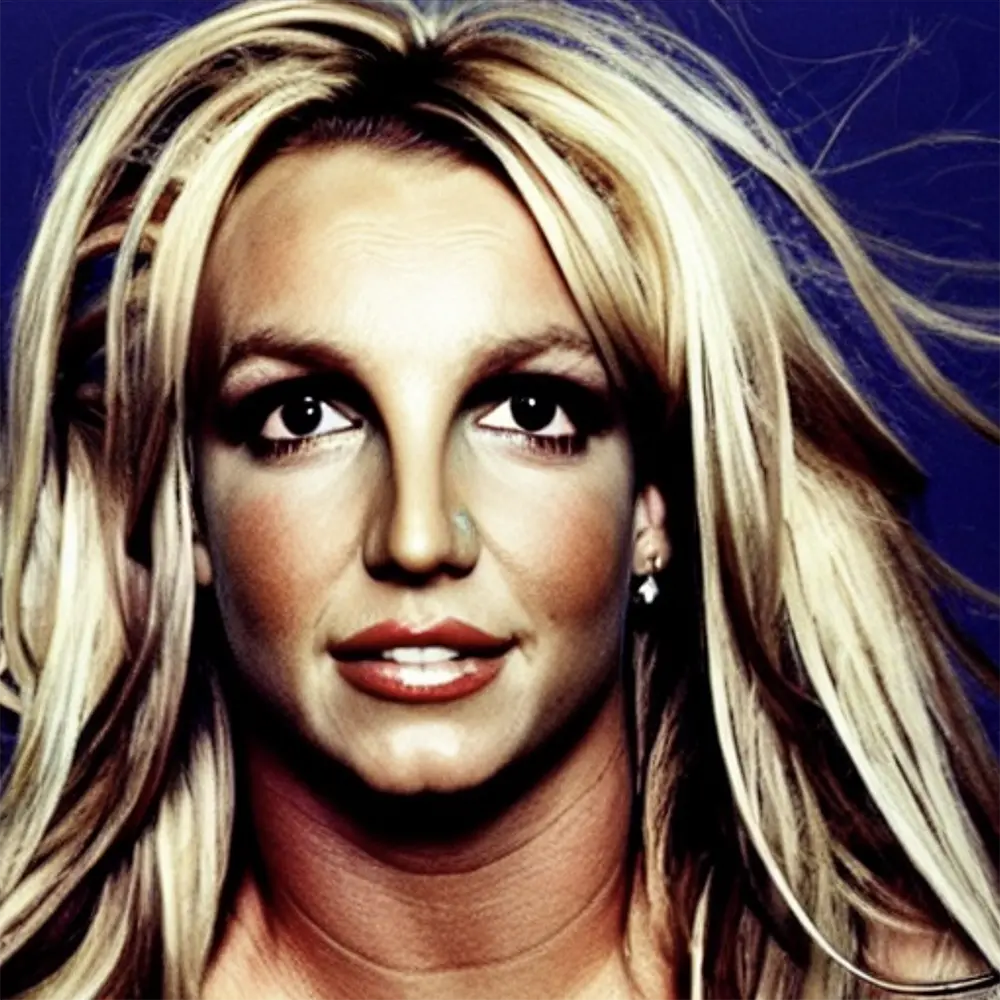 Britney Spears in the style of Salvador Dali 2 - Artists Meet Artists