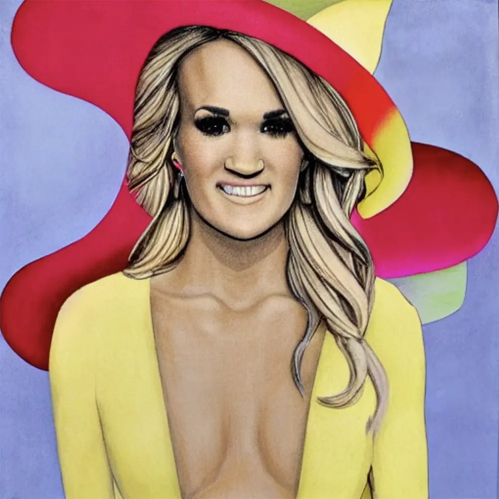 Carrie-Underwood in the style of Anonymous 16
