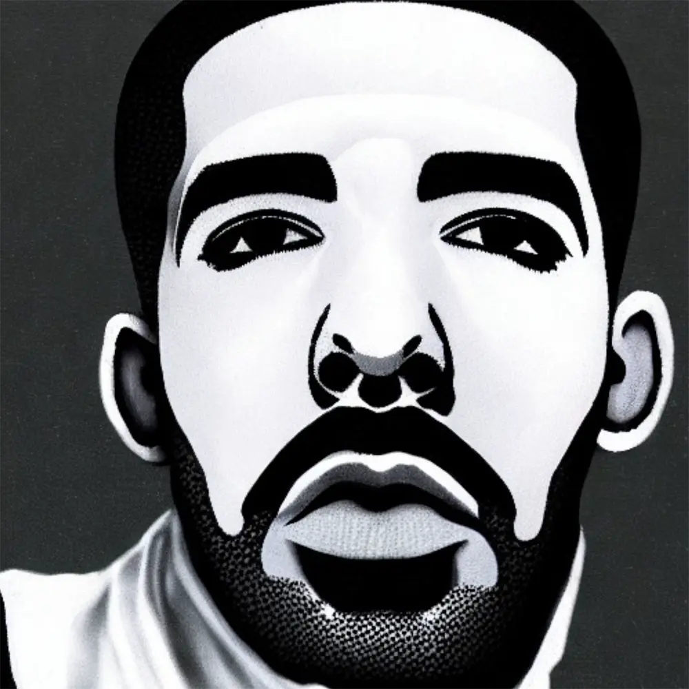 Drake in the style of Salvador Dali 18