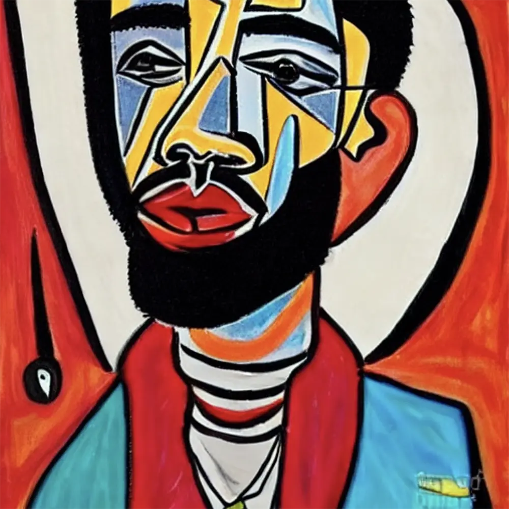 Drake in the style of Pablo Picasso 9