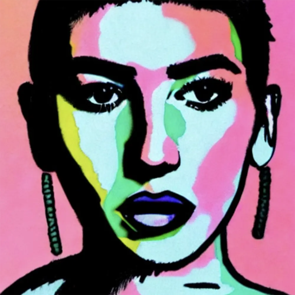Dua Lipa in the style of Pablo Picasso 1