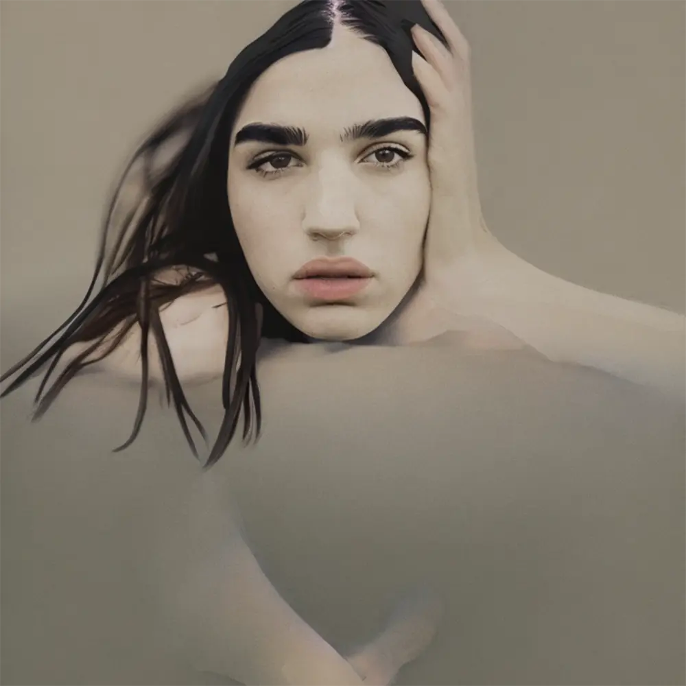 Dua Lipa in the style of Andrew Wyeth 9