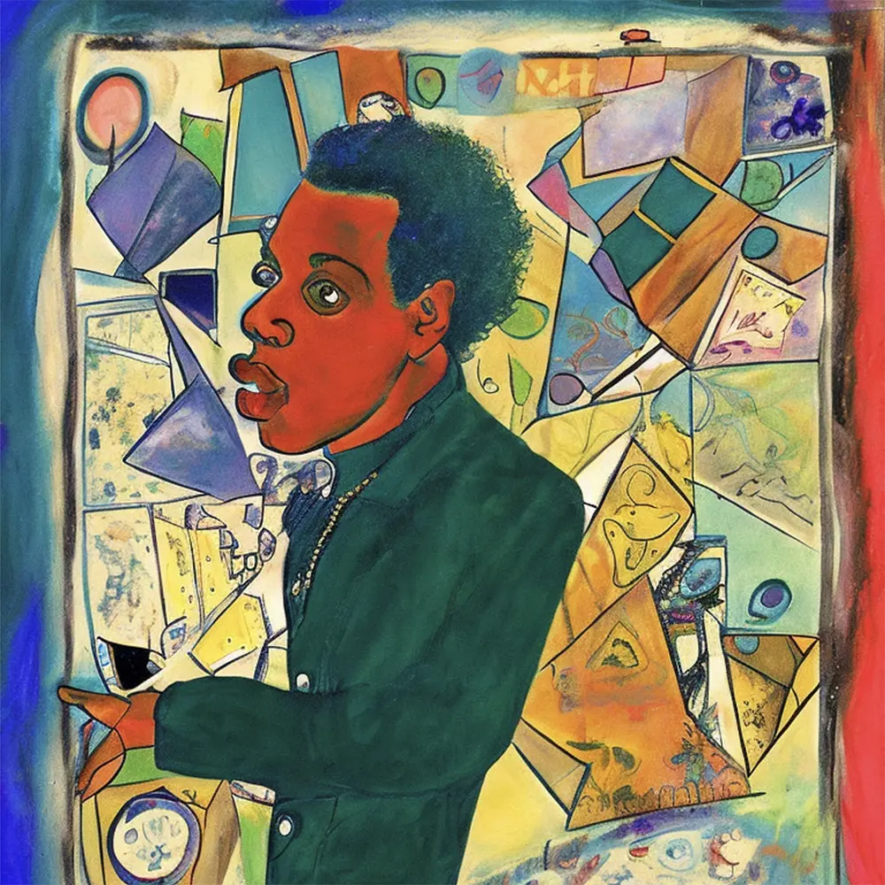 JAY-Z in the style of Marc Chagall 4