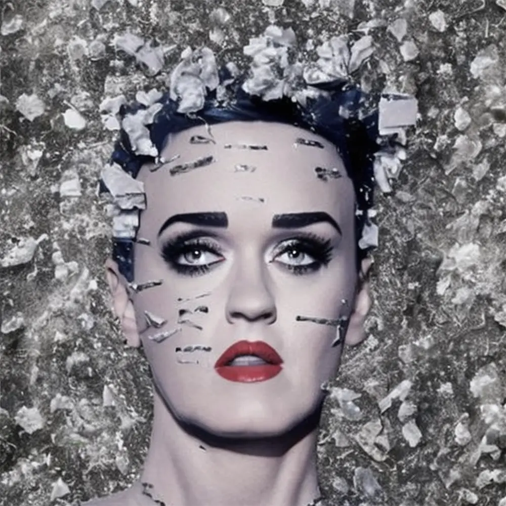 Katy Perry in the style of Anselm Kiefer 5