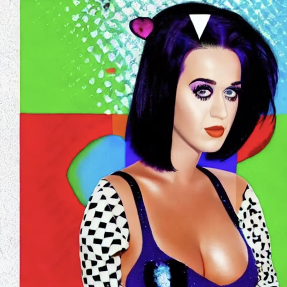 Katy Perry in the style of Anonymous 24