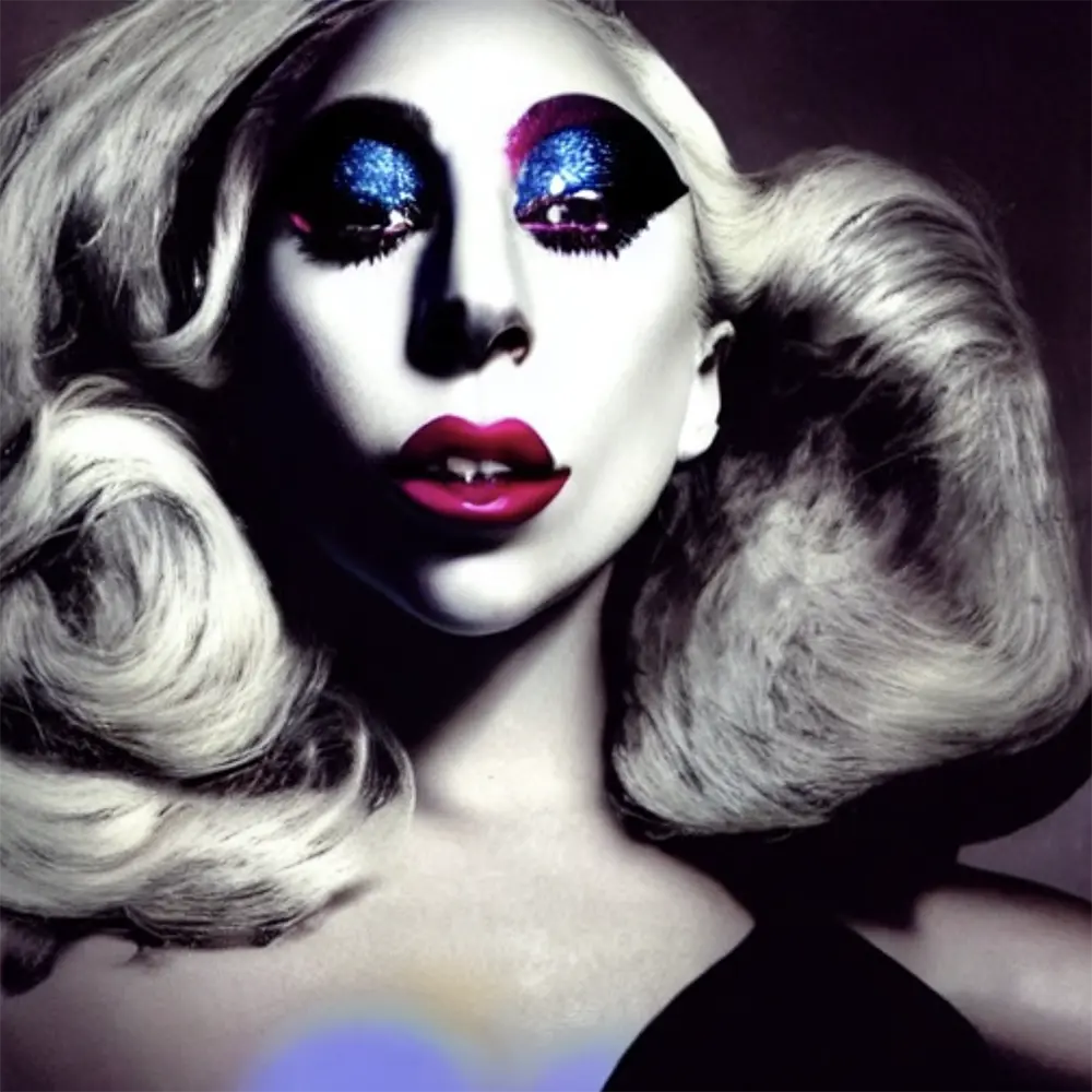 Lady Gaga in the style of Salvador Dali 59