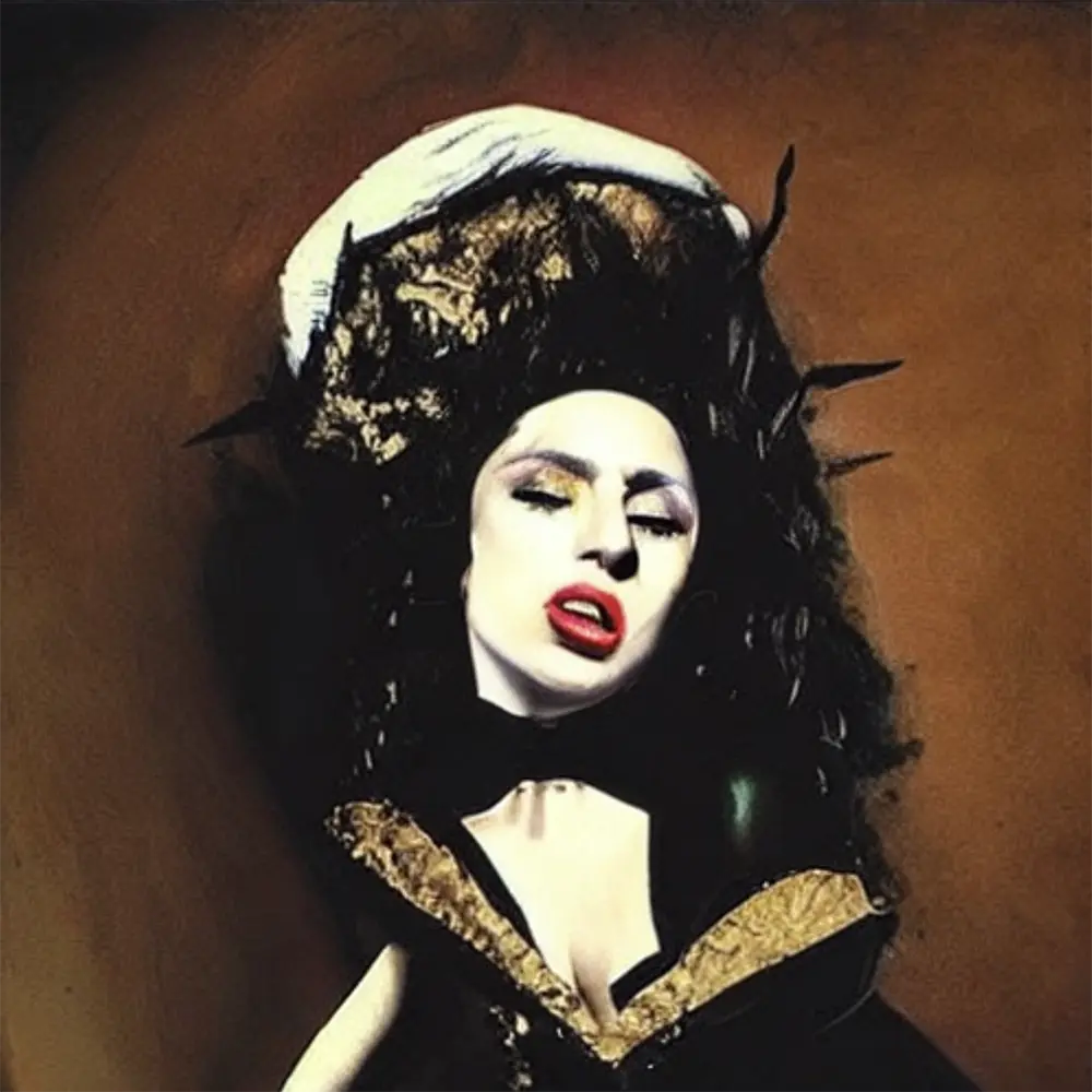 Lady Gaga in the style of Francisco de Goya 31
