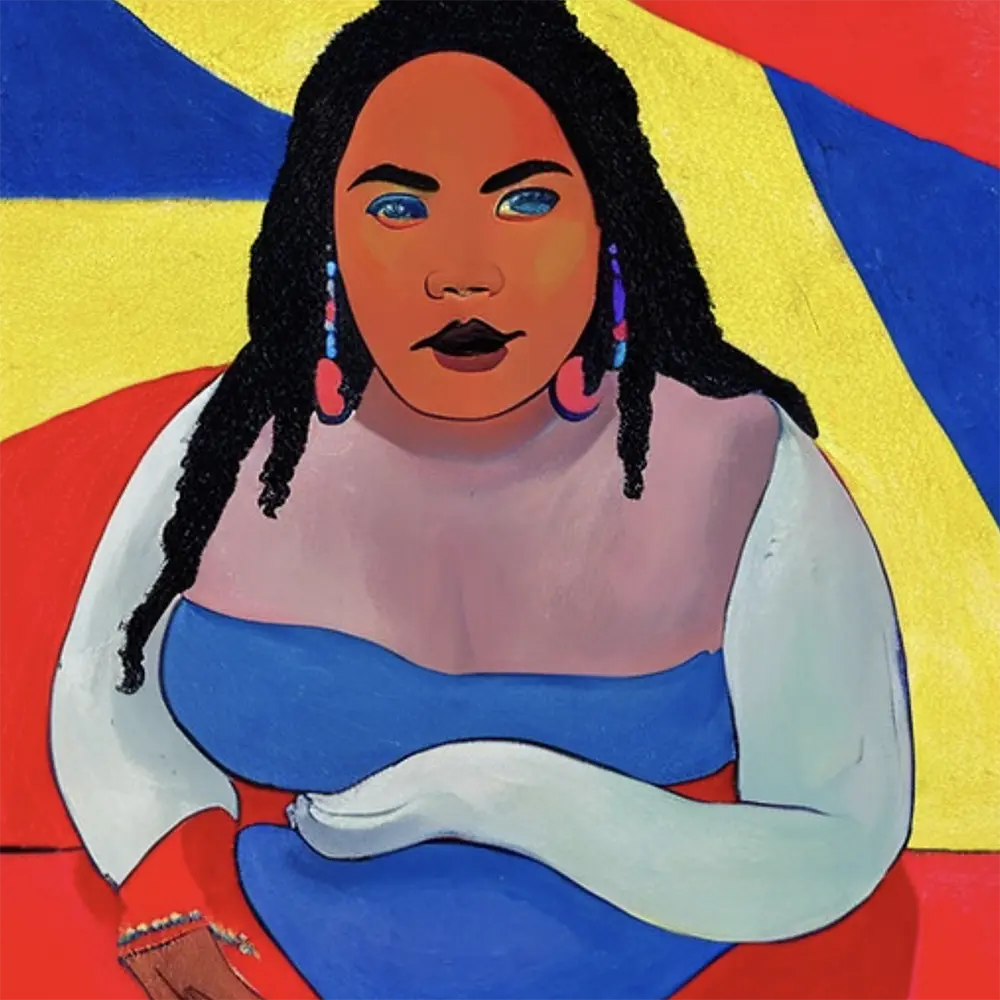 Lizzo in the style of Paul Gauguin 7
