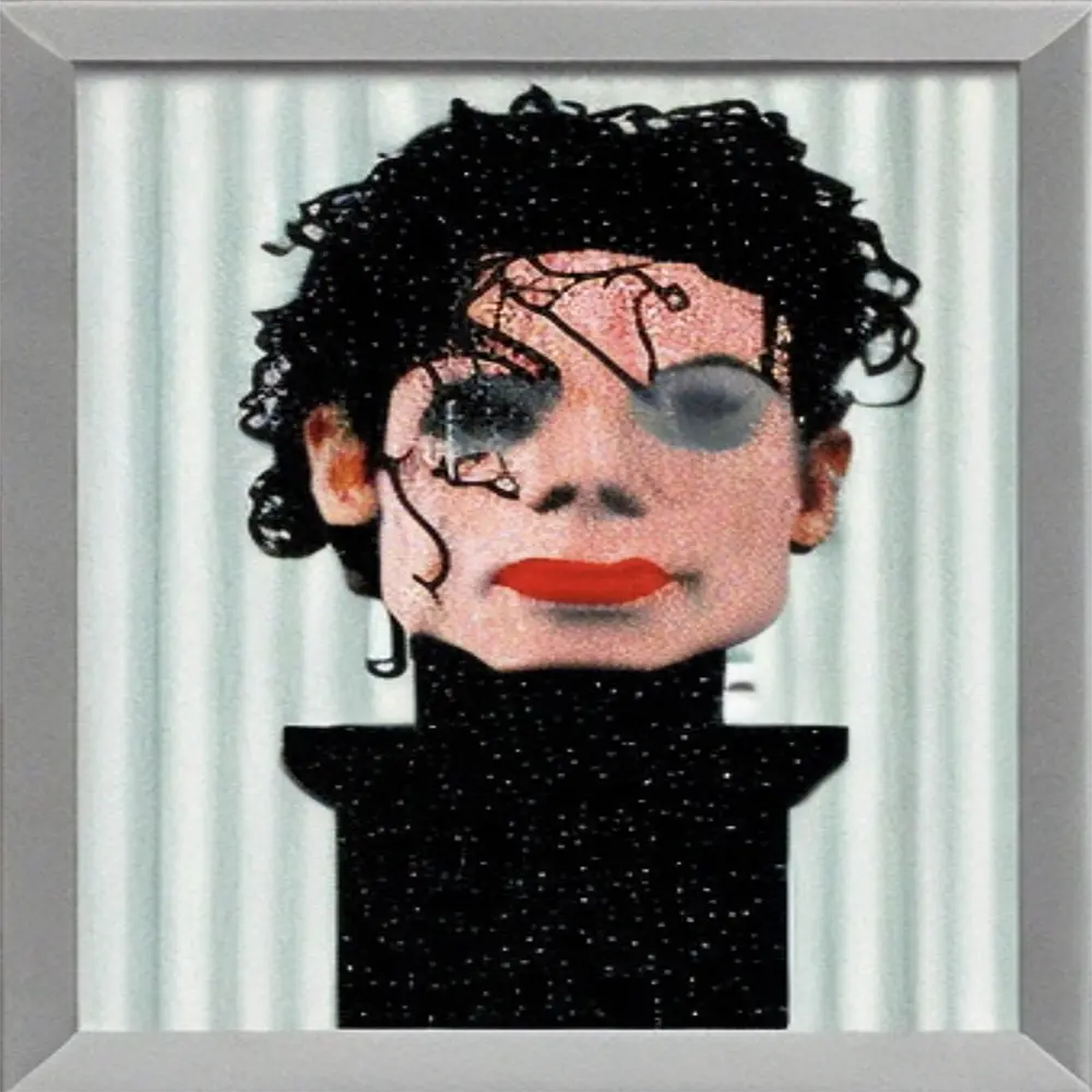 Michael Jackson in the style of Rene Magritte 7 - Artists Meet Artists