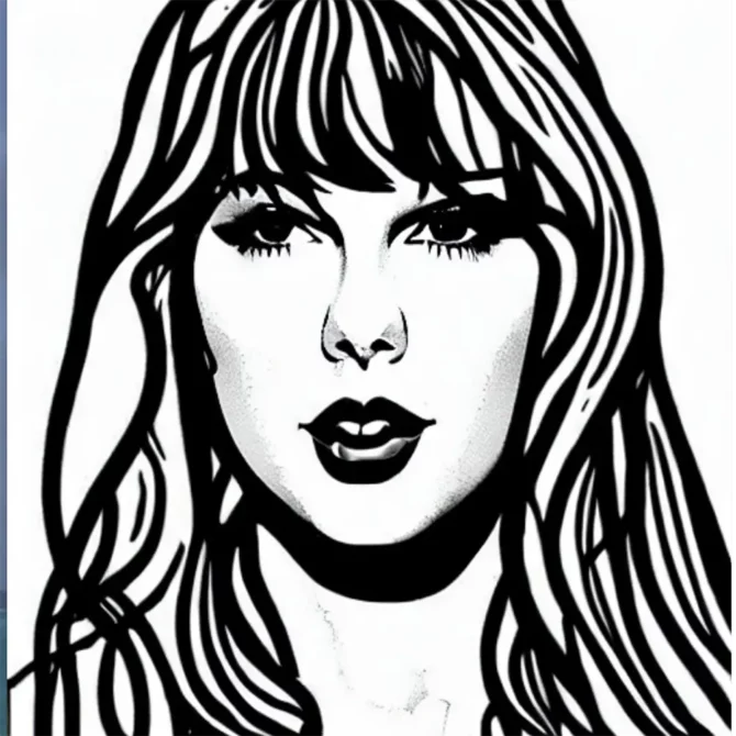 Taylor Swift in the style of Pablo Picasso 27 - Artists Meet Artists