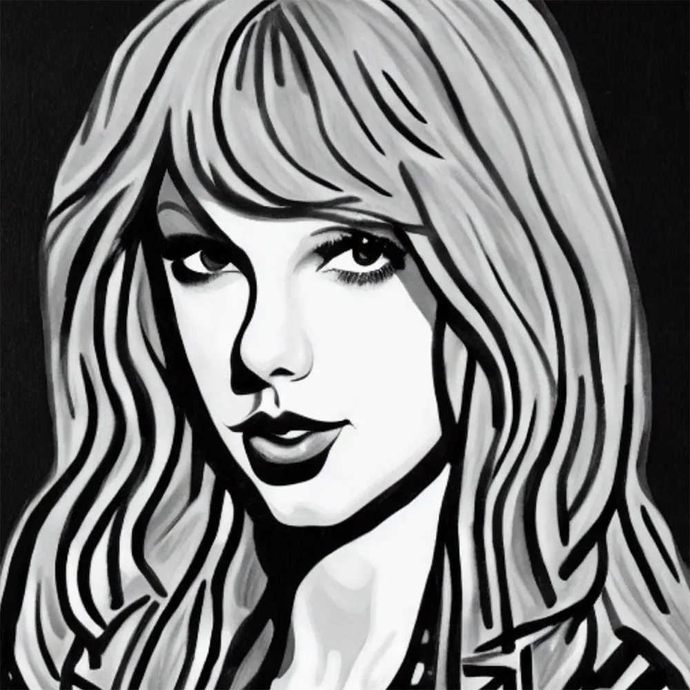 Taylor Swift in the style of Pablo Picasso 60 - Artists Meet Artists